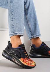 Czarno-Czerwone Sneakersy Prosassea. Czarne obuwie sportowe damskie Renee, przed kostkę, bez zapięcia, trekkingowe. Za 119.99 zł.