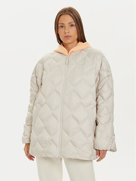 New Balance Kurtka puchowa WJ43503 Beżowy Loose Fit. Brązowe kurtki damskie New Balance, xl, bez wzorów, z puchu, bez kaptura. Za 739.99 zł.