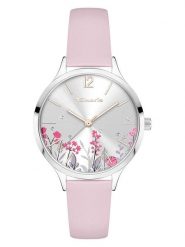 Tamaris Zegarek kwarcowy w kolorze srebrno-jasnoróżowym rozmiar: onesize. Różowe, analogowe zegarki damskie Tamaris, metalowe. Za 130.99 zł.