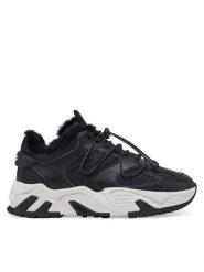 Iceberg Sneakersy ID2231 Czarny. Czarne obuwie sportowe damskie Iceberg, ze skóry, bez zapięcia. W wyprzedaży za 1,109.00 zł.