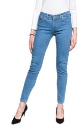 LEE SCARLETT SKINNY DAMSKIE SPODNIE JEANSOWE BRIGHT BLUE L526MANT 112111748. Niebieskie rurki damskie Lee, bez wzorów, z jeansu. Za 199.99 zł.