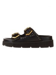 Pepe Jeans FOOTWEAR Klapki w kolorze czarnym rozmiar: 40. Czarne klapki damskie Pepe Jeans FOOTWEAR, bez wzorów, z jeansu, z otwartym noskiem, bez obcasa, bez zapięcia. Za 110.04 zł.