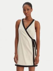 Seafolly Sukienka letnia Beach Bound 55589-DR Beżowy Slim Fit. Brązowe sukienki damskie Seafolly, bez wzorów, z wiskozy, bez ramiączek. Za 579.99 zł.