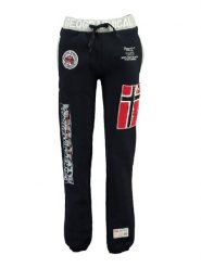 Geographical Norway Spodnie dresowe "Myer" w kolorze granatowym rozmiar: XL. Niebieskie spodnie dresowe damskie Geographical Norway, xl, bez wzorów, z dresówki. Za 101.47 zł.