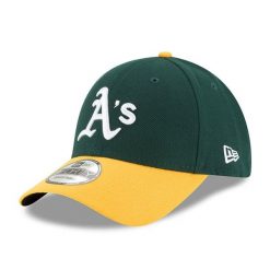Czapka z daszkiem New Era MLB Oakland Athletics. Białe czapki z daszkiem damskie New Era, bez wzorów, z materiału. Za 109.99 zł.