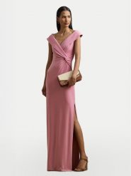 LAUREN RALPH LAUREN Sukienka wieczorowa 253863940023 Różowy Slim Fit. Czerwone sukienki damskie Lauren Ralph Lauren, bez wzorów, z syntetyku, wizytowe, bez ramiączek. Za 1,009.00 zł.