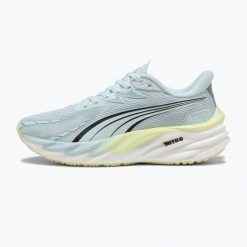 Buty do biegania damskie Puma Velocity Nitro 4. Niebieskie obuwie sportowe damskie Puma, bez zapięcia, do biegania. Za 448.99 zł.