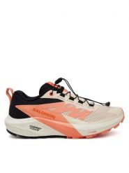 Salomon Buty do biegania Sense Ride 5 L47808700 Pomarańczowy. Brązowe obuwie sportowe damskie Salomon, z materiału, bez zapięcia, do biegania. Za 389.99 zł.