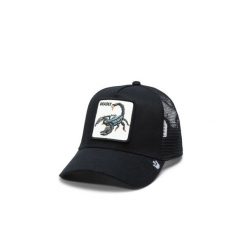 Czapka z daszkiem Goorin Bros. The Deadliest Scorpion Trucker 101-1687-BLK. Czarne czapki z daszkiem damskie Goorin Bros, bez wzorów. Za 165.00 zł.