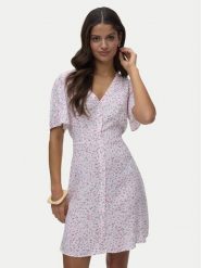 Vero Moda Sukienka letnia Alba 10292845 Różowy jasny Regular Fit. Czerwone sukienki damskie Vero Moda, bez wzorów, z wiskozy, bez ramiączek. Za 139.99 zł.