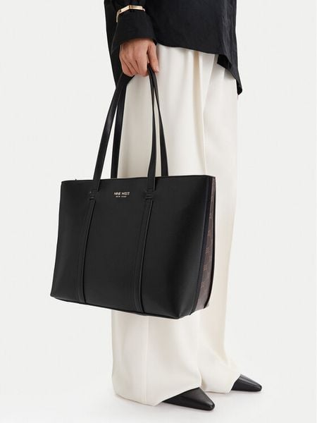 Nine West Torebka CEO-Orvia-LDA8458 Czarny. Czarne shopper bag Nine West, bez dodatków. Za 219.99 zł.