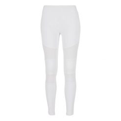 Legginsy Damskie Tkanina Techniczna Siatkowe. Białe legginsy damskie Urban Classics, l, bez wzorów, z tkaniny. Za 84.99 zł.