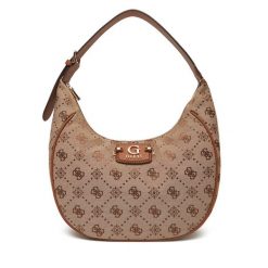 Torebka Guess. Brązowe torebki klasyczne damskie Guess, bez dodatków. Za 379.99 zł.