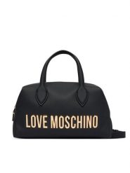LOVE MOSCHINO Torebka JC4252PP0PKD0000 Czarny. Czarne kuferki damskie Love Moschino, ze skóry, bez dodatków. Za 949.99 zł.