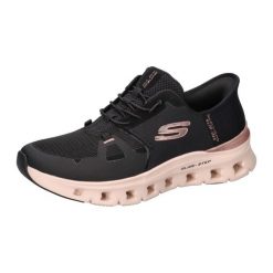 Buty sportowe damskie Skechers Glide step Pro radiant Stride. Czarne obuwie sportowe casual damskie Skechers, bez zapięcia. Za 690.00 zł.