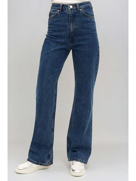 Monki Dżinsy - Regular fit - w kolorze niebieskim rozmiar: W25. Niebieskie jeansy damskie Monki, z podwyższonym stanem. Za 69.99 zł.