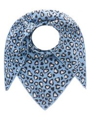 Zwillingsherz Chusta trójkątna w kolorze błękitno-czarnym - 200 x 100 cm rozmiar: onesize. Czarne chusty damskie Zwillingsherz, bez wzorów, z bawełny. Za 113.99 zł.