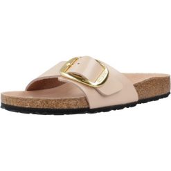 Kapcie Birkenstock Madrid Bb Damskie. Brązowe kapcie damskie Birkenstock, z materiału. Za 679.25 zł.