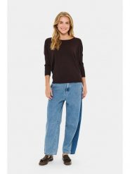 SAINT TROPEZ Sweter w kolorze ciemnobrązowym rozmiar: XL. Brązowe swetry klasyczne damskie Saint Tropez, xl, bez kołnierzyka. Za 91.95 zł.