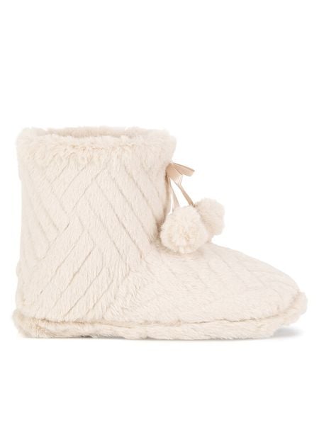 Home & Relax Kapcie WFA3241-1 Beżowy. Brązowe kapcie damskie Home & Relax, z materiału. Za 79.99 zł.