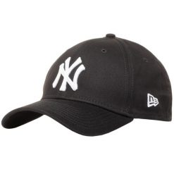 Czapka z daszkiem New Era MLB New York Yankees. Czarne czapki z daszkiem damskie New Era, bez wzorów, z bawełny. Za 119.99 zł.
