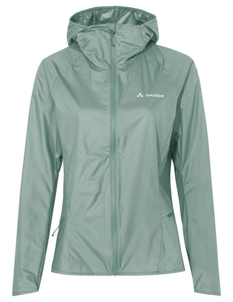 Kurtka damska Scopi Wind Jacket. Niebieskie kurtki damskie Vaude, bez wzorów, z materiału, bez kaptura. Za 579.00 zł.