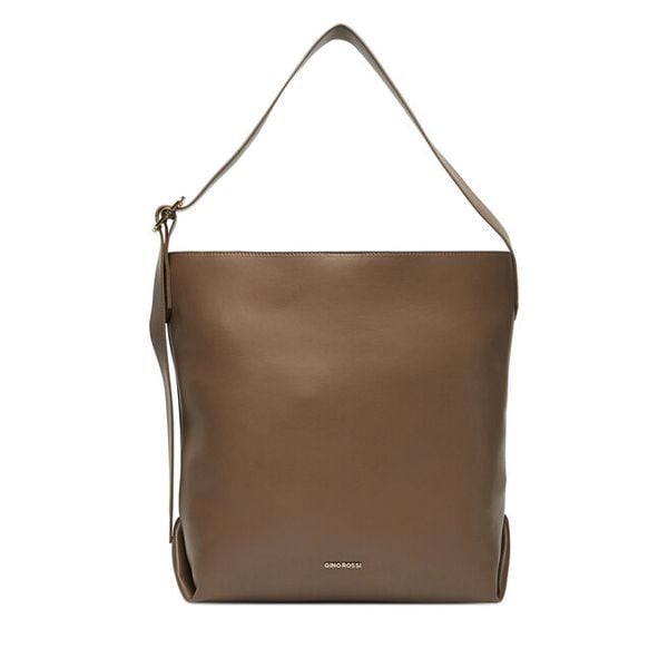 Torebka GINO ROSSI. Brązowe torebki klasyczne damskie Gino Rossi, bez dodatków. Za 279.99 zł.