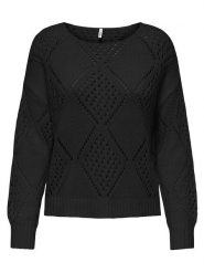 ONLY Sweter w kolorze czarnym rozmiar: XS. Czarne swetry klasyczne damskie Only, xs, bez kołnierzyka. Za 74.63 zł.