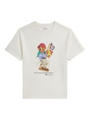 Polo Ralph Lauren T-Shirt 323A12428001 Écru Regular Fit. T-shirty i koszulki chłopięce Polo Ralph Lauren, bez wzorów, z bawełny, bez kołnierzyka, bez ramiączek. Za 289.99 zł.