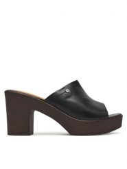 Lasocki Klapki EST-2027-02 Czarny. Czarne klapki damskie Lasocki, bez wzorów, ze skóry, bez obcasa, bez zapięcia. Za 169.99 zł.