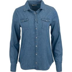 Koszula damska The People Rep Postina A2000 Niebieska. Czarne koszule damskie WE THE PEOPLE, na lato, bez wzorów, z bawełny, biznesowe, bez kołnierzyka, bez ramiączek. Za 221.99 zł.