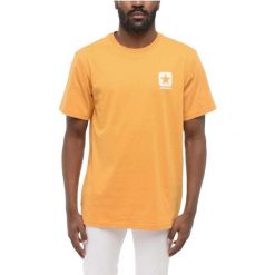 Koszulka Converse Square Logo Minimal Tee, Dla obu płci. Brązowe koszulki damskie Converse, bez wzorów, z bawełny, bez kołnierzyka, bez ramiączek. Za 190.00 zł.