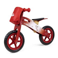 Rowerek biegowy Sapphire Kids Loopy drewniany - czerwony. Czerwone bez kategorii Sapphire Kids. W wyprzedaży za 72.90 zł.