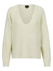 Herrlicher Sweter "Lini" w kolorze zielonym rozmiar: XS. Zielone swetry klasyczne damskie Herrlicher, xs, ze splotem, bez kołnierzyka. Za 165.99 zł.