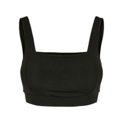 Damski biustonosz sportowy Urban Classics Squared. Czarne biustonosze sportowe damskie Urban Classics, bez wzorów. Za 175.50 zł.