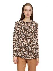 Betty Barclay Bluzka w kolorze beżowo-brązowo-szarym rozmiar: 40. Brązowe bluzki damskie Betty Barclay, bez wzorów, bez kołnierzyka, bez ramiączek. Za 130.99 zł.