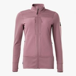 Bluza polarowa Wędrówki damska Swedemount Trondheim Wind Mid Layer Full Zip. Fioletowe bluzy damskie SWEDEMOUNT, na zimę, bez wzorów, z polaru, bez kaptura. Za 249.99 zł.