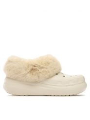 Crocs Klapki Crocs Furever Crush Clog 208446 Beżowy. Brązowe klapki damskie Crocs, bez wzorów, z tworzywa sztucznego, bez obcasa, bez zapięcia. Za 239.99 zł.