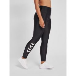 Damskie wysokie legginsy Hummel TE Tola. Czarne legginsy damskie Hummel, s, bez wzorów, z elastanu. Za 168.35 zł.