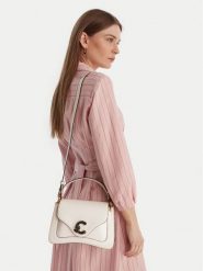 Coccinelle Torebka U4G Coccinelle C-Me Calf&Marb E1 U4G 18 02 01 Biały. Białe kuferki damskie Coccinelle, bez wzorów, ze skóry, bez dodatków. Za 1,489.00 zł.