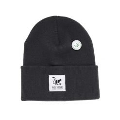 Czapka Beanie z Recyklingu Unisex dla Dorosłych (Szary). Szare czapki damskie SURF MONKEY, na zimę, bez wzorów, z materiału. Za 119.95 zł.