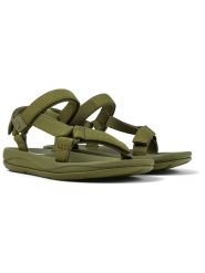 Camper Sandały w kolorze khaki rozmiar: 36. Brązowe sandały damskie Camper, bez wzorów, z otwartym noskiem, bez obcasa, bez zapięcia. Za 202.03 zł.