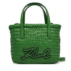 Torebka KARL LAGERFELD. Zielone torebki klasyczne damskie KARL LAGERFELD, bez dodatków. Za 1,299.00 zł.
