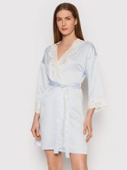 Lauren Ralph Lauren Szlafrok I8141226 Niebieski. Niebieskie szlafroki damskie Lauren Ralph Lauren, bez wzorów, z syntetyku, bez kaptura. Za 219.99 zł.