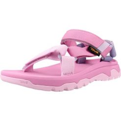 Sandały TEVA 1177430C Rose. Czerwone sandały damskie Teva, bez wzorów, z tkaniny, bez obcasa, bez zapięcia. Za 174.99 zł.