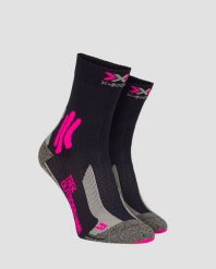 Skarpety trekkingowe damskie X-Socks Trek Outdoor 4.0. Czarne skarpetki damskie X Socks, bez wzorów, z materiału. Za 60.00 zł.
