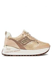 Liu Jo Sneakersy Maxi Wonder 73 BF4007 PX520 Złoty. Żółte obuwie sportowe damskie Liu Jo, z materiału, bez zapięcia. Za 409.99 zł.
