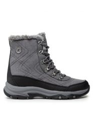 Skechers Trekkingi Cold Blues 167283/CCL Szary. Szare obuwie trekkingowe damskie Skechers, z materiału, bez zapięcia. Za 349.99 zł.