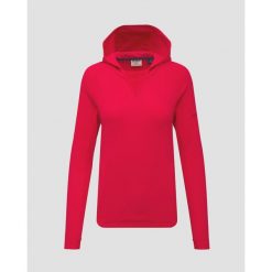 Bluza damska Dolomite Latemar Fleece. Czerwone bluzy damskie Dolomite, bez wzorów, bez kaptura. Za 779.99 zł.