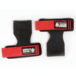Uchwyty do podnoszenia - Czarny/Czerwony. Czarne rękawiczki damskie GORILLA WEAR, bez wzorów. Za 149.00 zł.